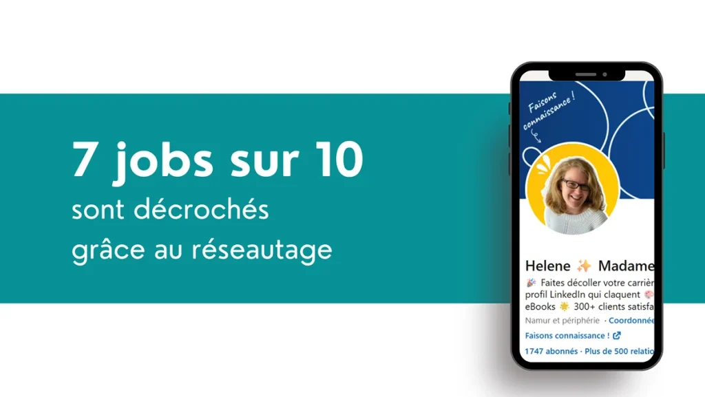 Réseautage Linkedin CV profil Linkedin • Hélène Nenquin MadameCV