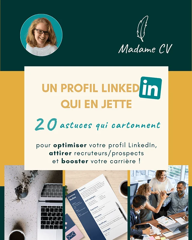 Madame cv • votre profil Linkedin, 20 astuces qui cartonnent • Hélène Nenquin